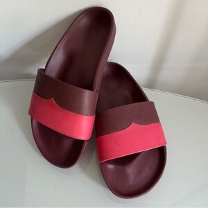 HUNTER Damson & Watermelon Molded Slides, UK 5 EU 38